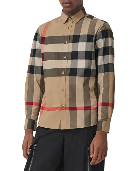 burberry men's somerton check sport shirt|Burberry Men's Somerton Check Sport Shirt .